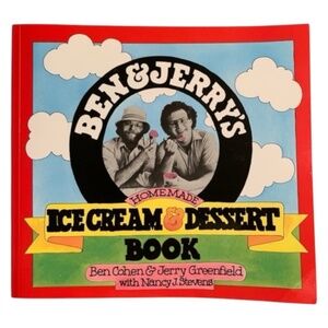 Ben & Jerry’s Homemade Ice Cream & Dessert Book - Paperback - Easy To Read